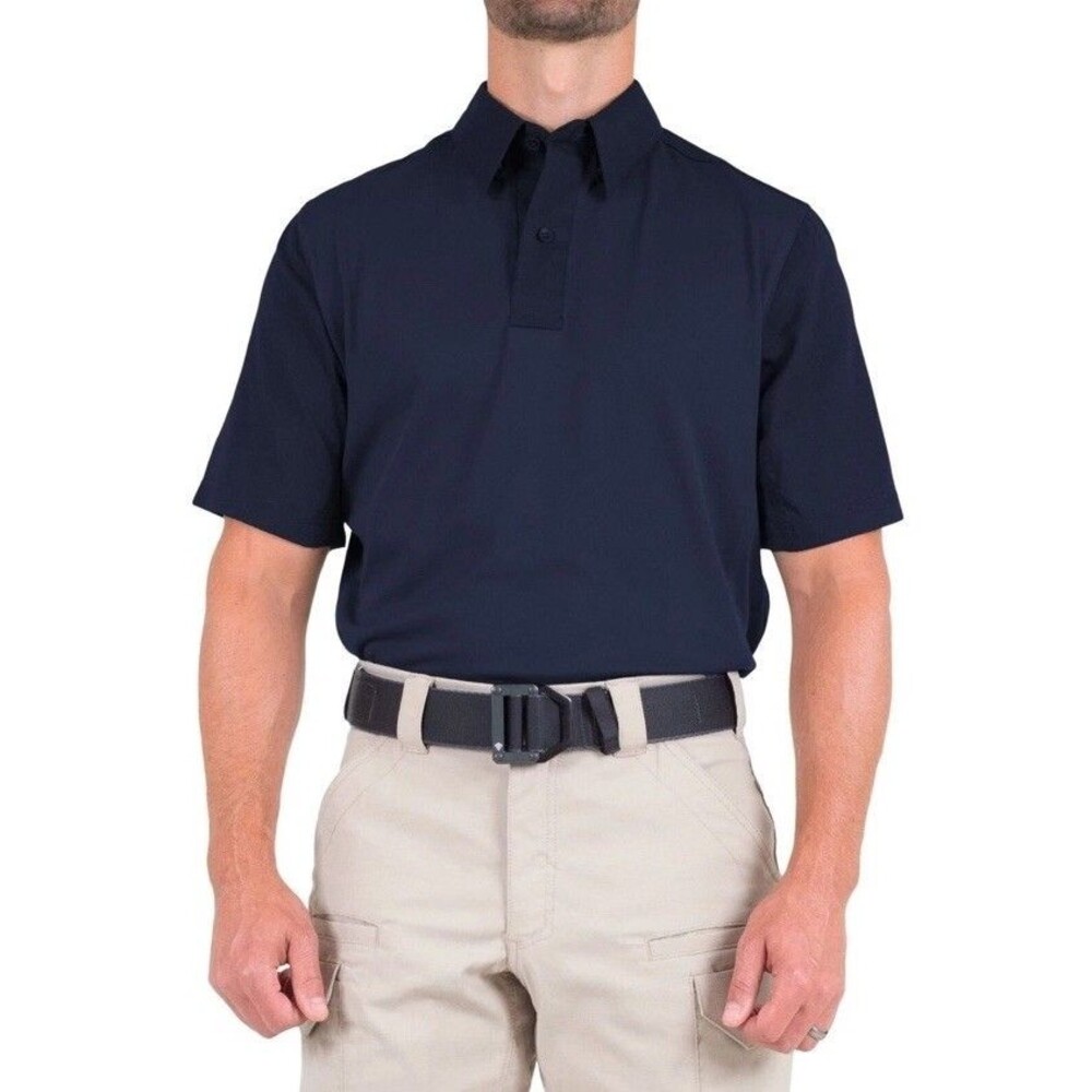 First Tactical Performance Midnight Navy Short Sleeve Polo Shirt XL Tall  112012